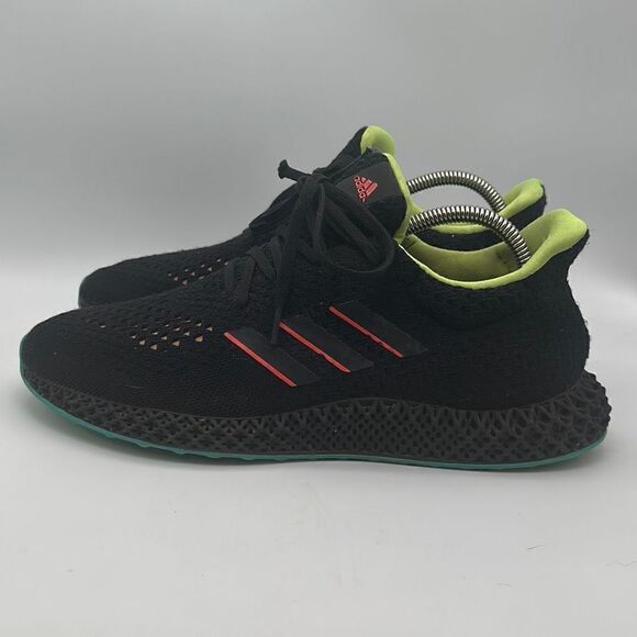 adidas‎ Men\'s adidas 4D Black/Carbon/Turbo Running Shoes GZ8626 SZ 9.5 main image 6
